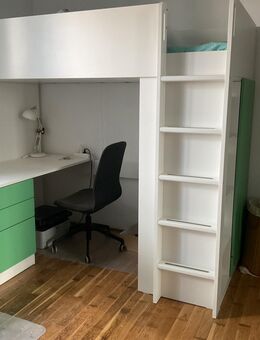 Hochbett mit Schreibtisch - Hamburg