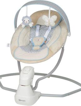 BabyGo Babywippe Cuddly, beige, elektrisch, mit Sound