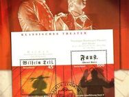 BRD: MiNr. 2028, 2391 - 2392, 11.03.2004, "Klassisches Theater - 200. Jahrestag der Uraufführung von 'Wilhelm Tell' und 150. Jahrestag der Uraufführung von 'Faust II'", Erinnerungsblatt (EB), Ersttagssonderstempel - Brandenburg (Havel)