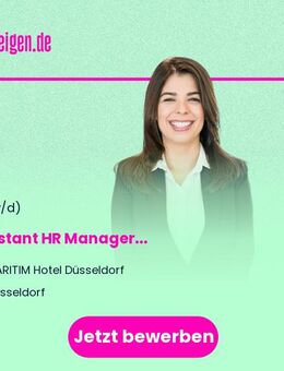 Assistant HR Manager (all gender) - Düsseldorf