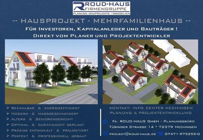 + EXKLUSIVES MEHRFAMILIENHAUS-PROJEKT! +