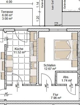 Vermietung Zweiraumwohnung in Eberswalde - Eberswalde