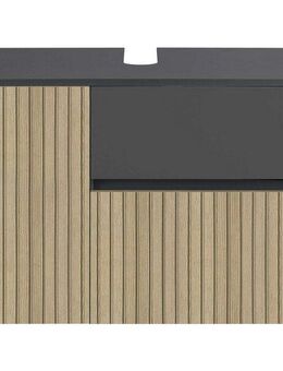 Home affaire Waschbeckenunterschrank Wisla für Wandmontage, Siphonausschnitt, Push-to-open-Funktion, Breite 80 cm