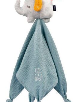 Fehn Kuscheltuch Gute Nacht, Schmusetuch Elefant, mit »Glow-in-the-dark«-Bestickung