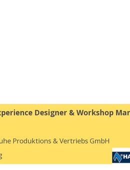 Learning Experience Designer & Workshop Manager (m/w/d) - Mainburg
