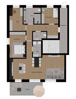 Neubau! 4-Zimmer-Erdgeschosswohnung in Gildehaus. KfW 40e.e. - Bad Bentheim