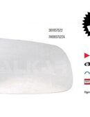 SPIEGELGLAS RECHTS BEHEIZT SEAT ALHAMBRA VW SHARAN 7M8 7M0857522A in 44319