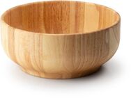 Continenta Schüssel, Holz, (1-tlg), Gummibaumholz, Zum Anrichten und Präsentieren