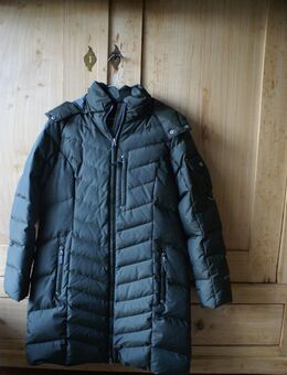 Winter-Daunenmantel für Damen von Eddie Bauer, oliv, Größe L - Königswinter