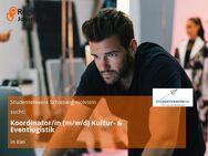 Koordinator/in (m/w/d) Kultur- & Eventlogistik - Kiel