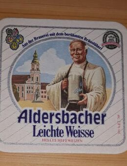 Abtei Weitzen Leichte Weisse Aldersbacher Bierdeckel Coaster - Nürnberg