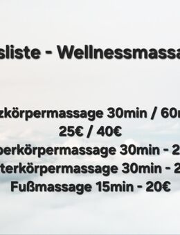 Wellnessmassagen - Welzheim
