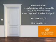 Absolute Rarität! Herrschaftliches Villen-Ensemble aus Alt- & Neubau in bester Lage am Stadtpark! - Lübeck