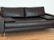 ROLF BENZ Ledersofa Couch SOB VIDA 189 (219cm), dunkelbraun - Sigmaringen