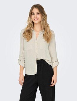 ONLY Langarmbluse ONLYASMIN-SIESTA LS LINEN BL SHIRT PNT