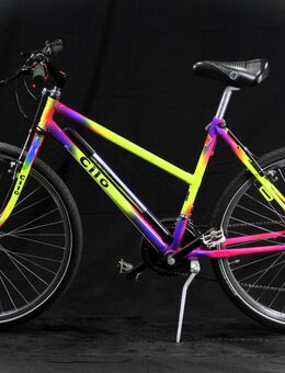 Knallfarbiges Damenvelo, CILO, B25/115 - Aarau