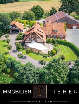 Pferdegerecht und repräsentativ: Hofstelle mit 2 Wohnhäusern und großem Flächenensemble nahe Meppen! - Meppen