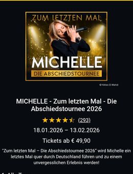 Begleitung für das Michelle Konzert am 19.01.26 gesucht - Niestetal
