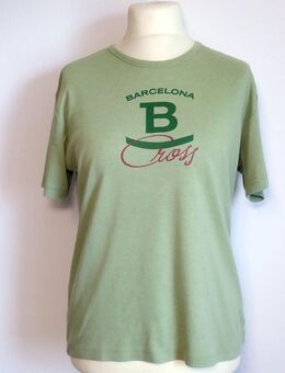 Damen T-Shirt, Barcelona Cross, grün, Gr. M 40/42 - Gütersloh