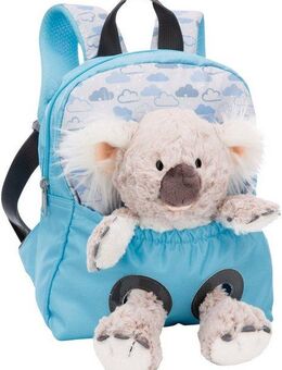 Nici Kinderrucksack Travel Friends, Rucksack mit Plüsch Koala, 25 cm