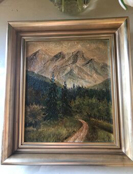 Gemälde Öl-Bild Landschaftsbild Alt - Berlin Lichtenberg