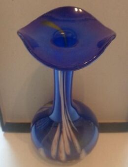 ausgefallene Glas Vase – Mund geblasen - Kuchen
