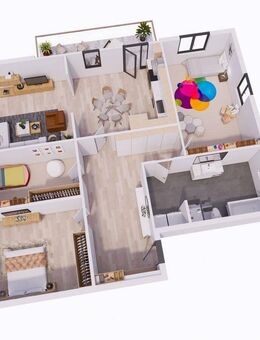 Erstbezug in ruhiger Lage - moderne 4-Zimmer-Wohnung mit Balkon und Top-Anbindung! - Marsberg