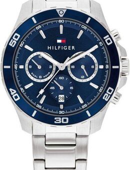 Tommy Hilfiger Multifunktionsuhr JORDAN 1792094, Quarzuhr, Armbanduhr, Herrenuhr, Datum, Edelstahlarmband