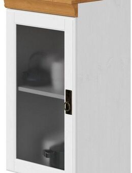 Home affaire Hängeschrank Rügen Breite 40 cm, FSC® zertifiziertes Massivholz, Tür mit Glaseinsatz