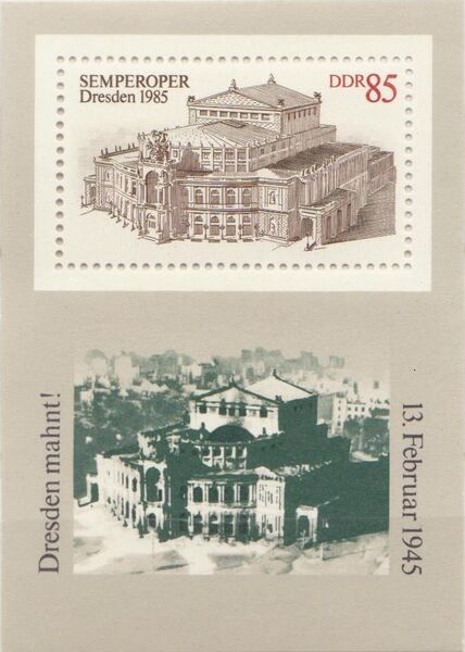 DDR-Briefmarken-Block_Dresden 1985 (1) [398] - Hamburg