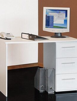 VOGL Möbelfabrik Schreibtisch Tobi, optional mit Tastaturauszug, mit 3 Schubkästen, Breite 115 cm, Made in Germany