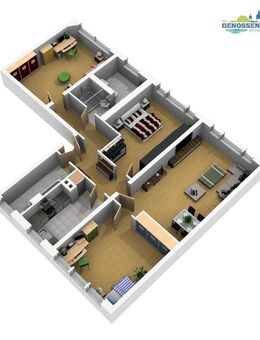 Familienträume XXL...große 4-RW mit 2 Badezimmern, Wanne u. Dusche!!! - Freiberg