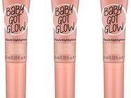 Essence Highlighter BABY GOT GLOW liquid highlighter, 3er Pack, mit Sponge-Applikator