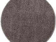 Carpet City Hochflor-Teppich Pulpy 100, rund, Höhe: 30 mm, besonders weich, mit Fransen, Uni Farben