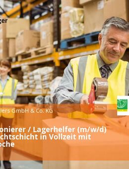 Kommissionierer / Lagerhelfer (m/w/d) für die Nachtschicht in Vollzeit mit 40 Std./Woche - Köln