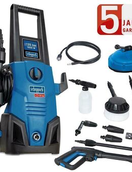 #SALE# Scheppach Hochdruckreiniger 135 bar Flächenreiniger Bürsten Zubehör SET - Wuppertal