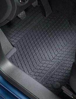 VW Caddy Gummifußmatten vorne titanschwarz *Borgmann* - Krefeld