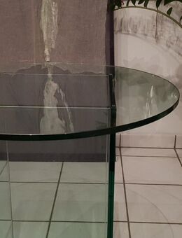 Glastisch mit runder Platte - Recklinghausen