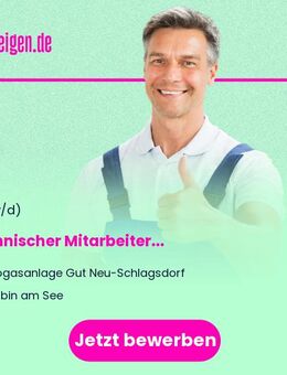 Technischer Mitarbeiter (m/w/d) - Dobin (See)