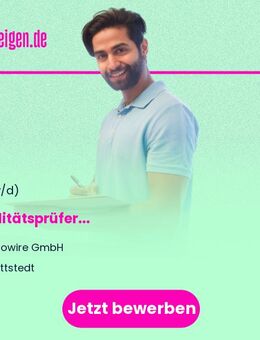 Qualitätsprüfer (m/w/d) - Hettstedt