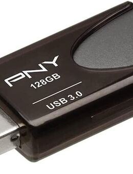 USB 3.0 Typ A, Speicherstift 128GB PNY Turbo Attache 4 mit einer Datenübertragung von bis zu 120MBit/s, Windows Update 10 & 11 - 01-2024 - Fürth