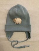 Baby Strick Mütze mit Schaf - UNGETRAGEN in 42327