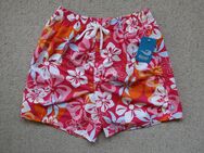 Shiwi Badeshorts Badehose Hawaii Flower Blumen pink weiß L - Niddatal