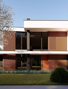 Jenseits der Konventionen Wohnen - Projektierte avantgardistische Bauhausvilla in Ruhiglage - Kleinmachnow
