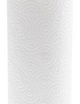 KOZIOL Küchenrollenhalter MIAOU, (1-St), 100% recycelbar, aus biozirkulärem Kunststoff + FSC Holz