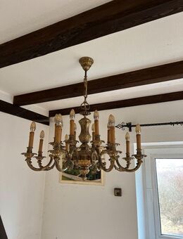 Lampe, Kronleuchter, Messinglkronleuchter 16 Flamig - Owingen