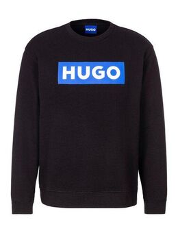 HUGO Blue Sweatshirt Classic Crew mit Frontprint