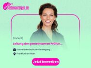 Leitung der gemeinsamen Prüfungsstelle der Zahnärzte und Krankenkassen in Hessen | Volljurist*in mit Schwerpunkt für Sozialrecht (m/w/d) | Vollzeit (40 Stunden) - Frankfurt (Main)
