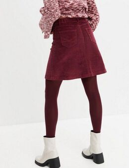 bonprix Cordrock mit Knopfleiste, leicht ausgestellt