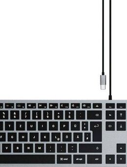 Satechi Slim W3 USB-C Wired Keyboard-DE (German) Tastatur